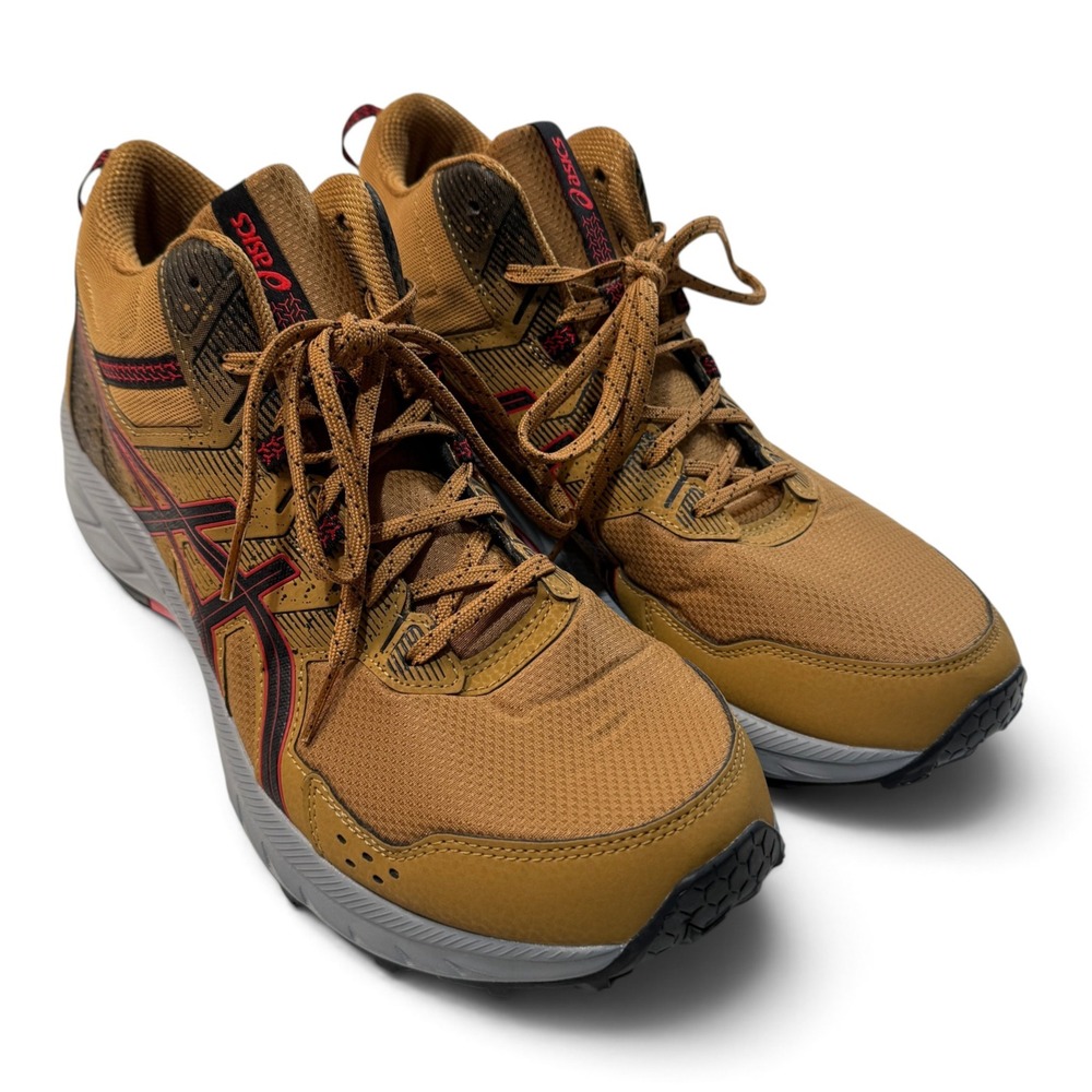 ASICS Gel-Venture 9 Trail Running Shoes Mens 11 Golden Yellow Black 1011B487